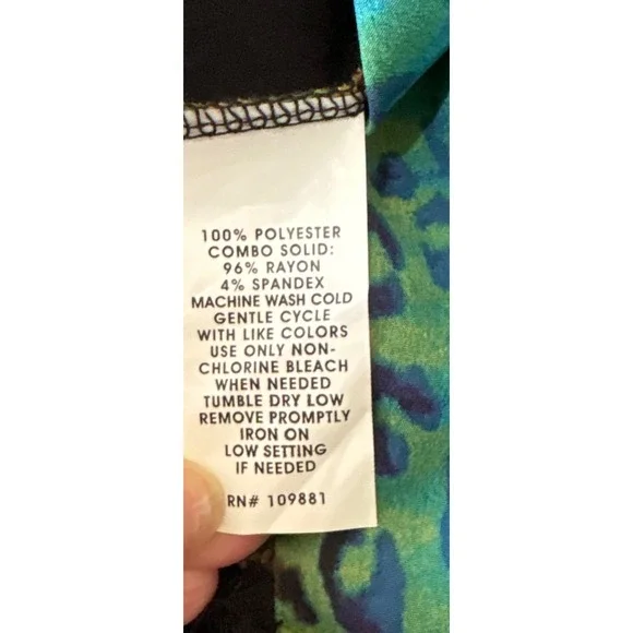 Allison Taylor Womens Large High-Low BoHo Sleeveless Sharkbite Hem Tunic Top - Picture 4 of 7